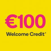 100 welcome credit