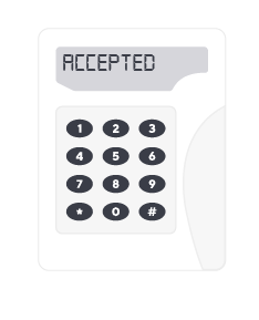 Keypad Powercode Accepted