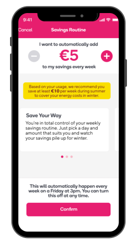 PrepayPower App Routine Savings